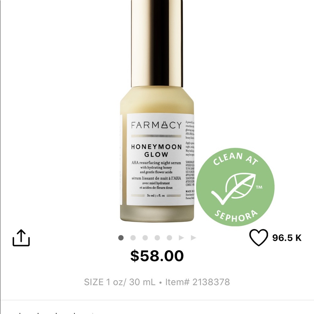 Farmacy honeymoon glow serum